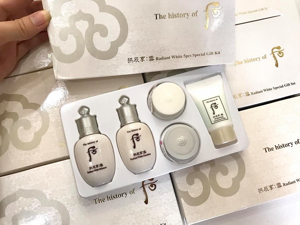 Bộ dưỡng trắng trị thâm nám Đông Y Whoo Radiant White Special Gift Set