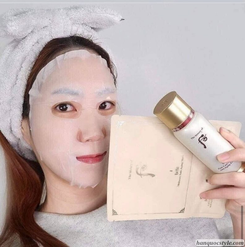 Mặt nạ ngăn ngừa lão hóa Whoo Bichup Moisture Anti-aging Mask