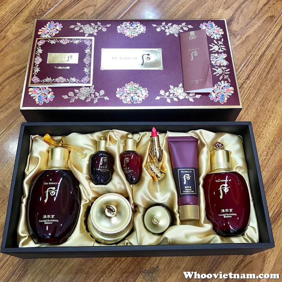Set Whoo đỏ Hoàng Cung Jinyulhyang Revitalizing Special Set bổ sung tân dịch cho làn da