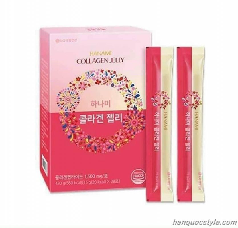 Thạch Collagen Lg Hanami Collagen Jelly 28 Gói (Hộp)