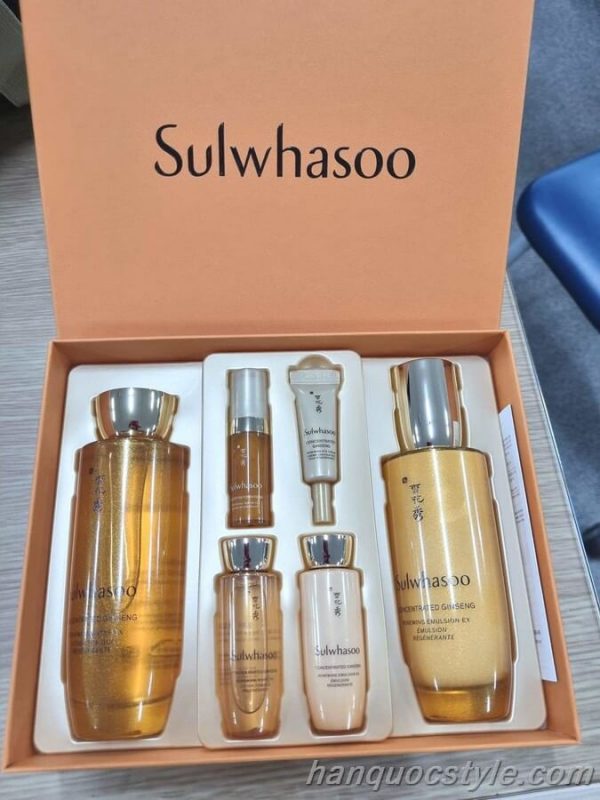 Bộ dưỡng Sulwhasoo Concentrated Ginseng Renewing Set 6 items