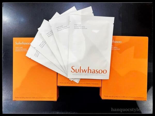 Mặt Nạ Cung Cấp Độ Ẩm Cho Da - Sulwhasoo First Care Activating Mask 5 Miếng